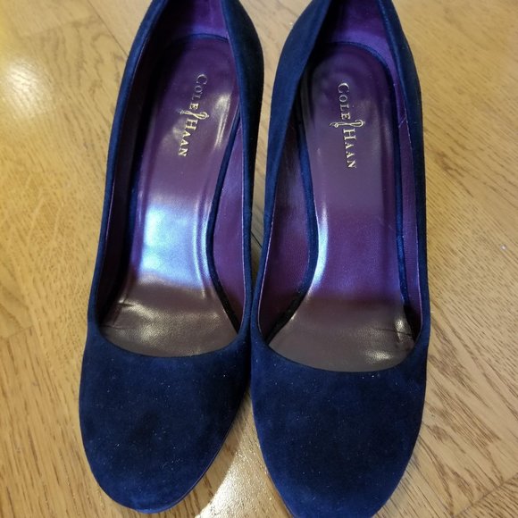 Cole Haan suede tall wedge S7.5 - Picture 13 of 13